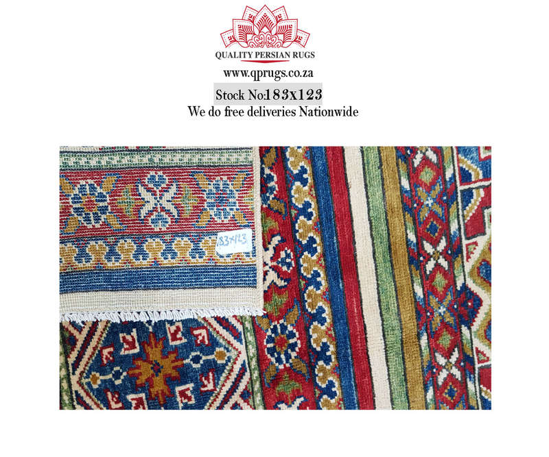Stunning Afghan Ariana Carpet 183 x 123 cm