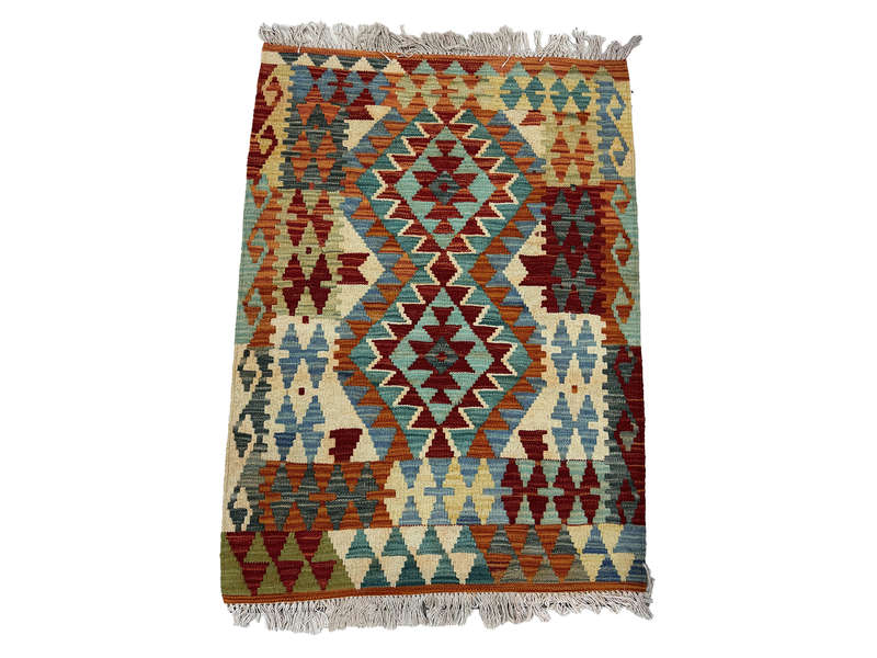 Stunning Afghan Choubi kilim 116 x 84 CM