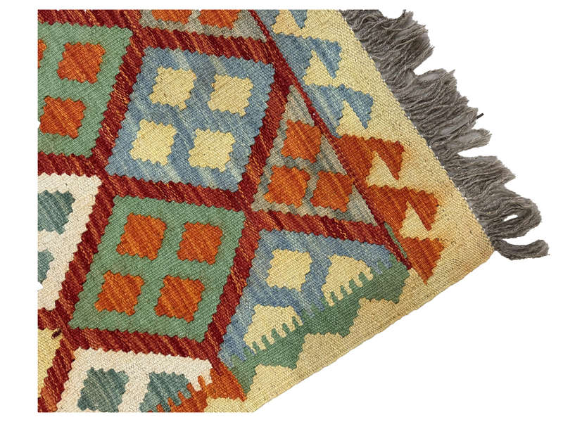 Incredible Afghan Choubi Kilim Runner 193 x 63 CM