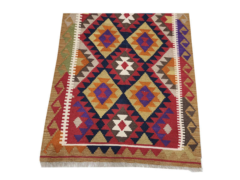 Beautiful Afghan Maimana kilim 202 x 109 CM