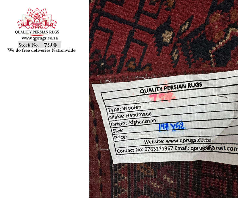 Stunning Turkman Handmade Carpet 147 x 52 CM
