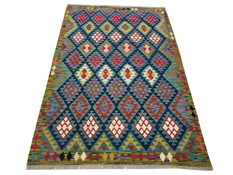 Gorgeous Afghan Maimana kilim 246 x 168 CM