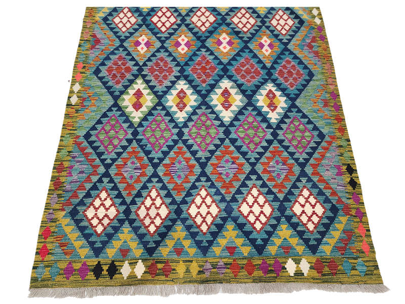 Gorgeous Afghan Maimana kilim 246 x 168 CM