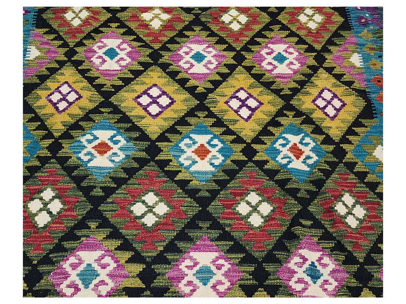 Stunning Afghan Maimana kilim Rug - 248 x 160 cm