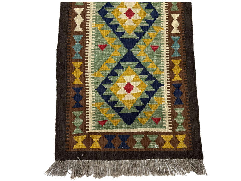 Beautiful Afghan Maimana kilim 204 x 62 CM