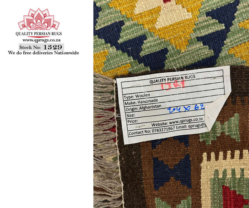 Beautiful Afghan Maimana kilim 204 x 62 CM