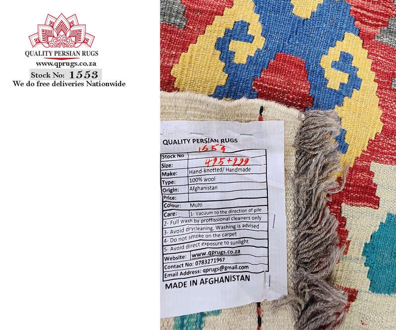 Stunning BigSize Afghan Choubi kilim 495 x 299 CM