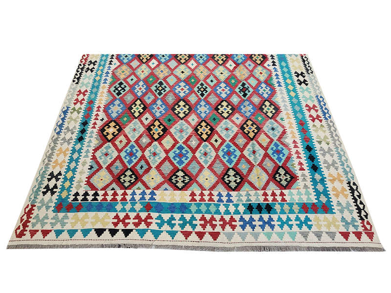 Incredible 5x3 Afghan Choubi kilim - 496 x 305 CM