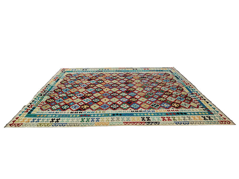 Incredible 5x3 Afghan Choubi kilim - 496 x 305 CM