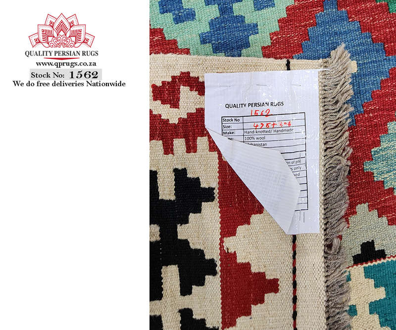 Incredible 5x3 Afghan Choubi kilim - 496 x 305 CM