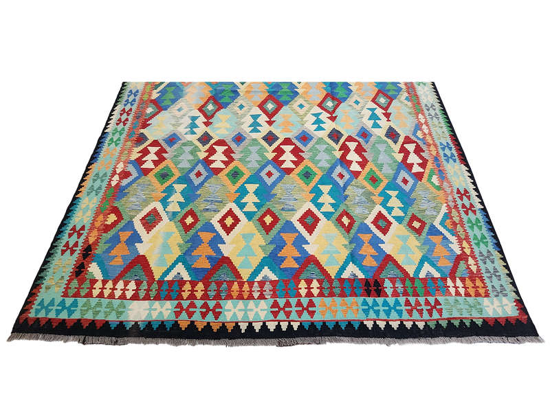 Stunning 5x3 Afghan Choubi kilim Rug - 519 x 318 CM