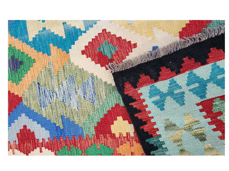 Stunning 5x3 Afghan Choubi kilim Rug - 519 x 318 CM