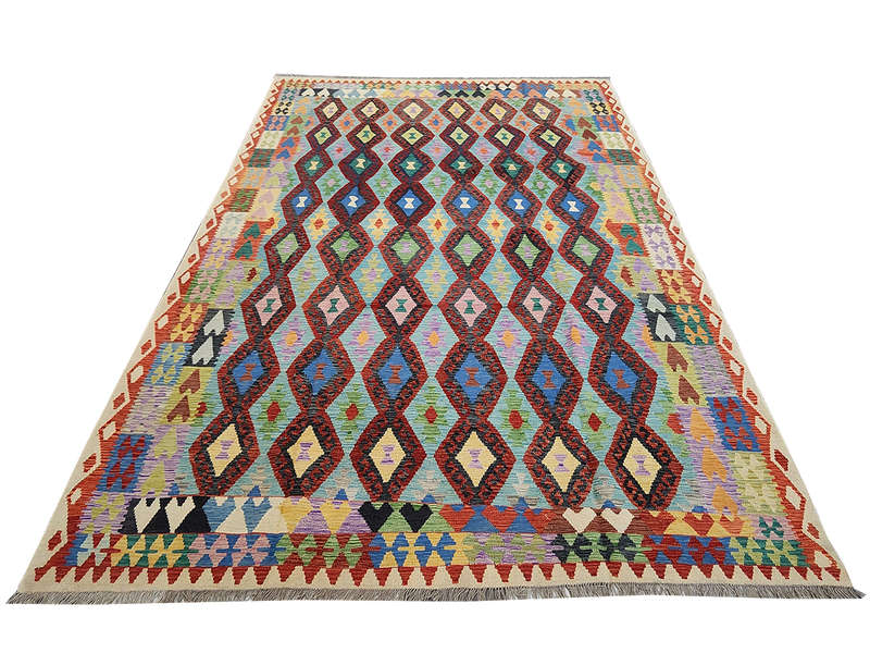 Incredible Afghan Handmade Kilim Rug 354 x 253 CM