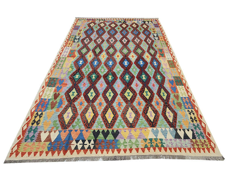 Incredible Afghan Handmade Kilim Rug 354 x 253 CM