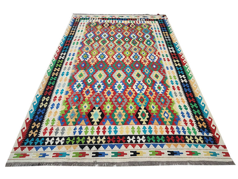 Gorgeous Afghan Handmade Kilim Rug 343 x 254 CM