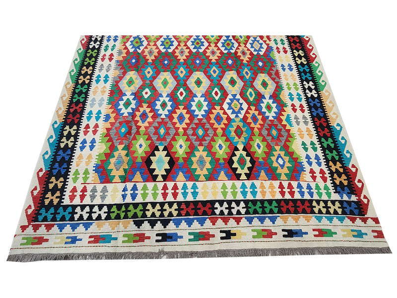 Gorgeous Afghan Handmade Kilim Rug 343 x 254 CM