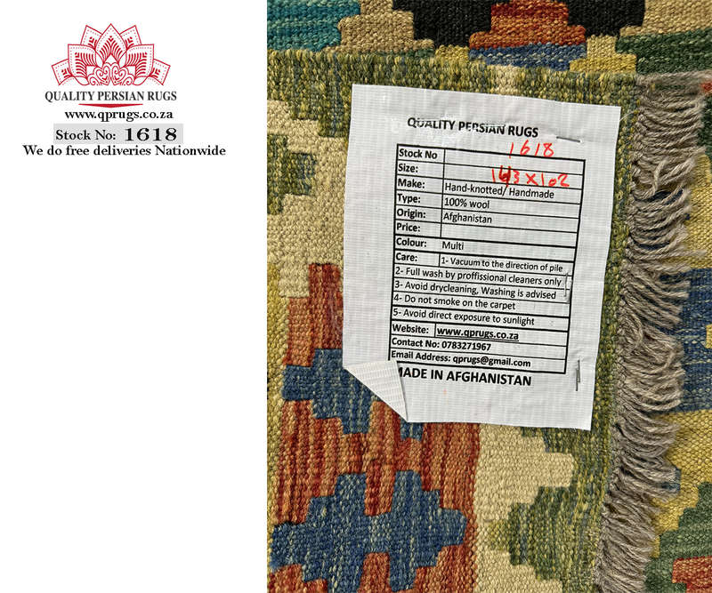 Incredible Afghan Choubi Kilim 143 x 102 CM