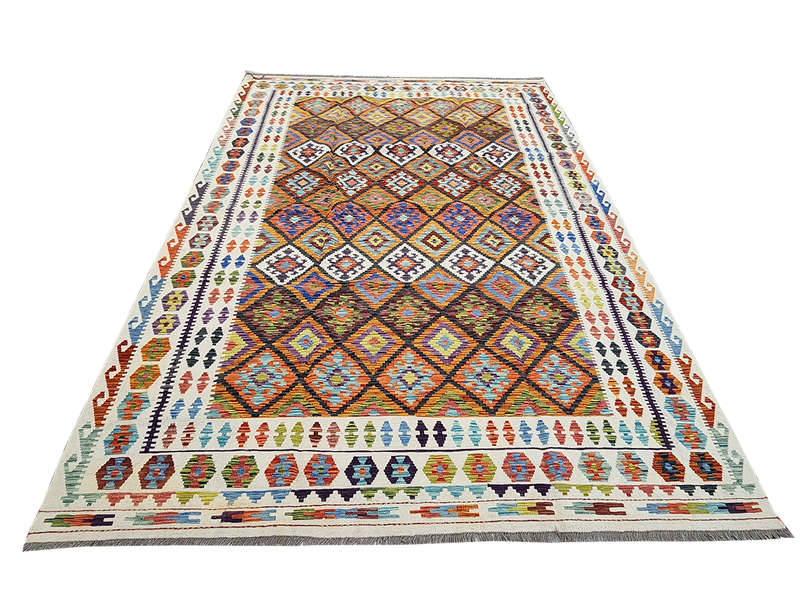Incredible Afghan Handmade Kilim Rug 349 x 260 CM
