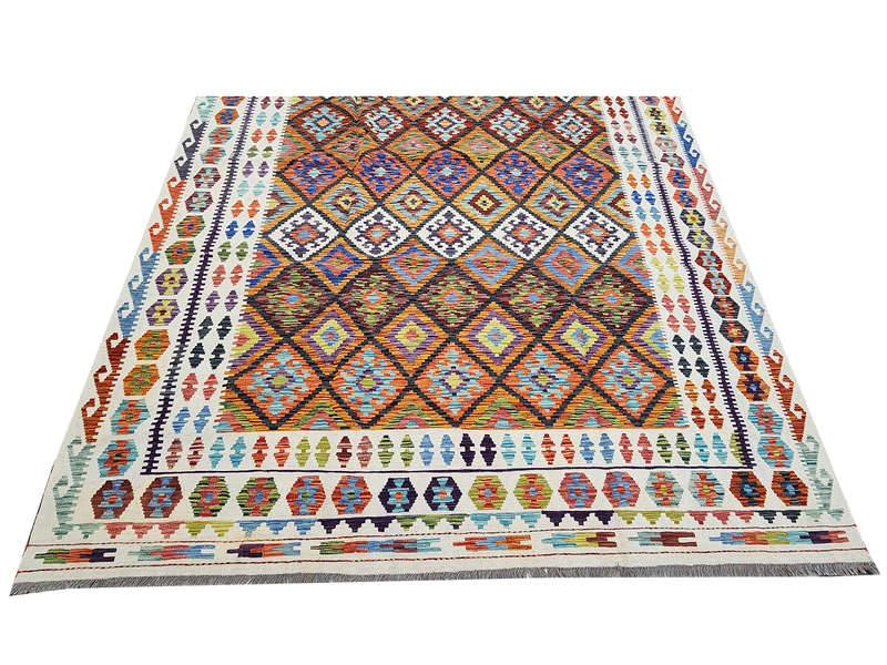 Incredible Afghan Handmade Kilim Rug 349 x 260 CM