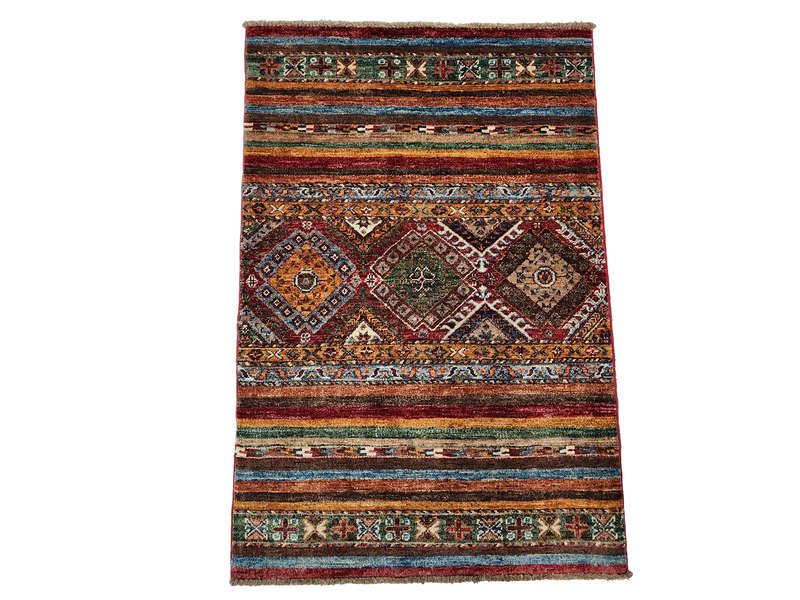 Stunning Afghan Ariana Carpet 121 x 82 CM