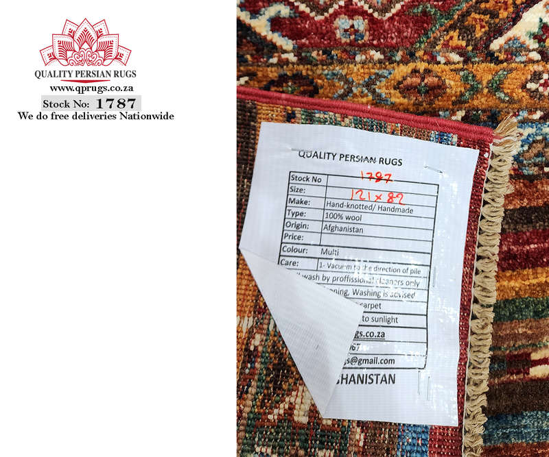 Stunning Afghan Ariana Carpet 121 x 82 CM