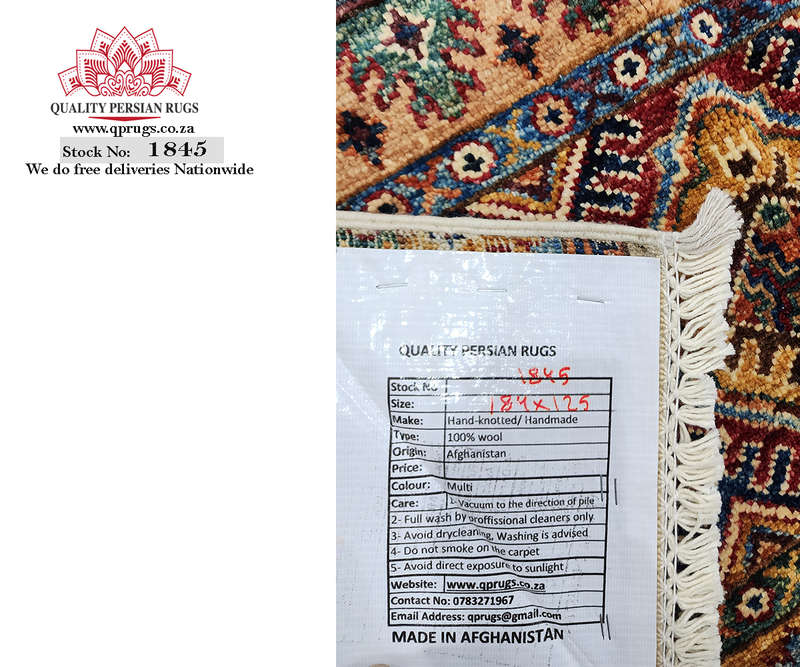 Top Quality Afghan Ariana Carpet 184 x 125 CM