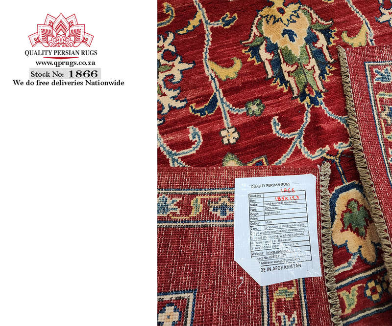 Incredible Afghan Ariana Carpet 185 x 123 CM