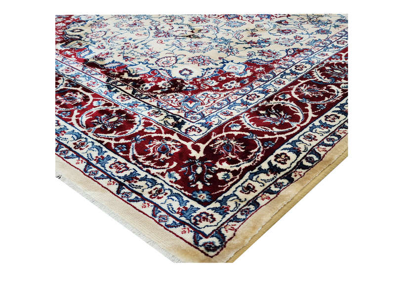 Stunning Beige, Red Kazac Carpet 170 x 120 cm