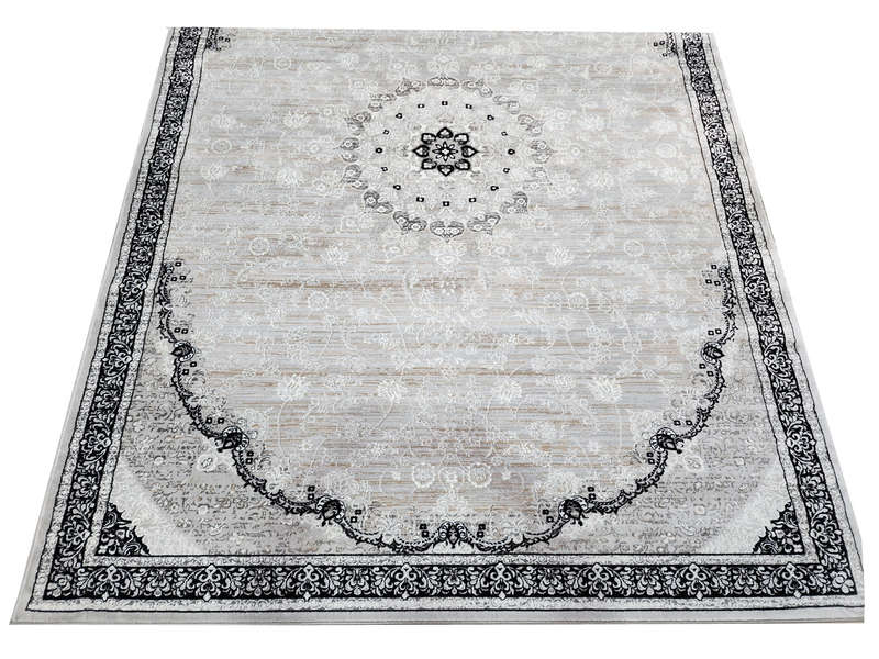 Gorgeous Grey, black Carpet 290 x 200 cm