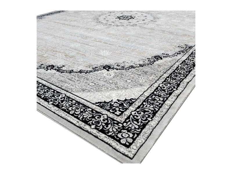 Gorgeous Grey, black Carpet 290 x 200 cm