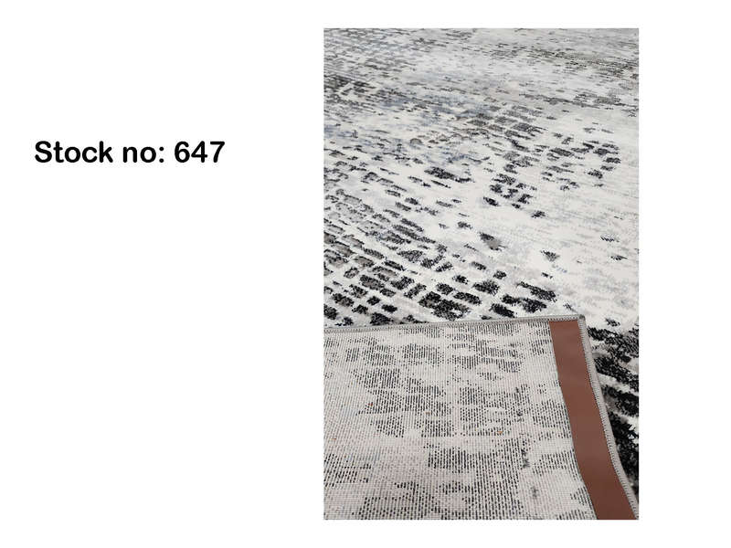 Beautiful Multy grey modern design carpet 290 x 200 cm