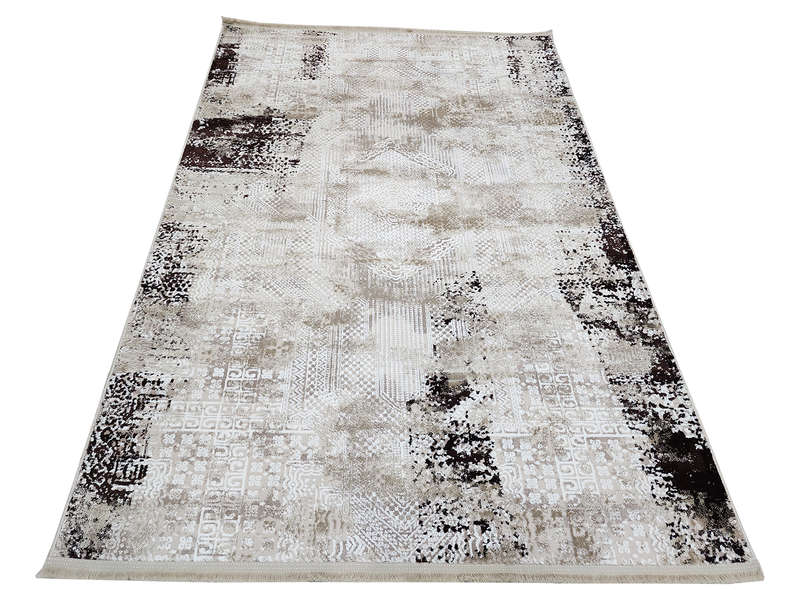 Stunning Brown Machine Made Carpet 230 x 160 CM