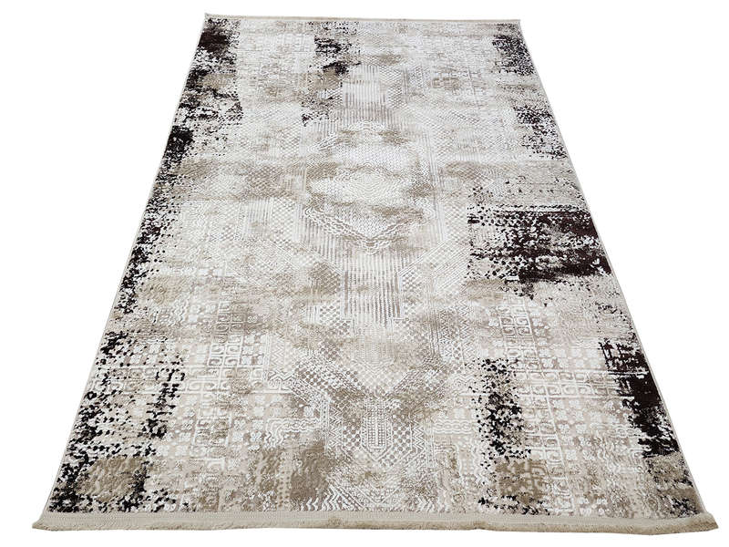 Stunning Brown Machine Made Carpet 230 x 160 CM