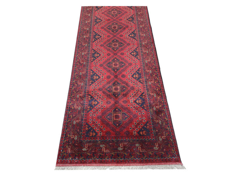Fine Turkman Handmade Carpet 289 x 80 cm