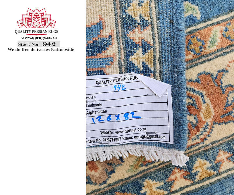 Incredible Afghan Ariana Carpet 126 x 82 CM