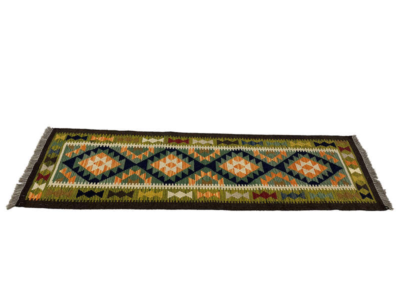 Gorgeous Afghan Maimana kilim Rug 198 x 65 CM