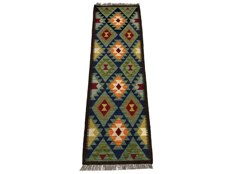 Gorgeous Afghan Maimana kilim Runner 203 x 68 CM