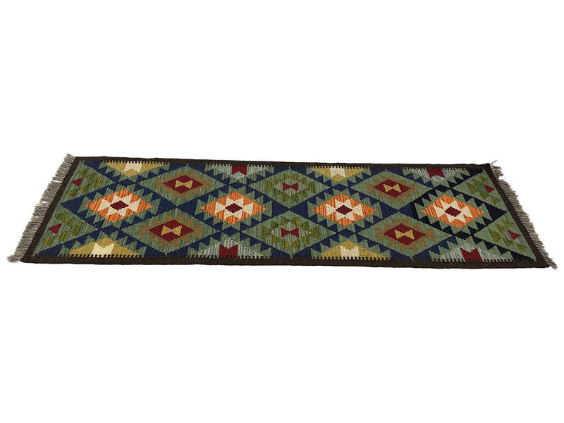 Gorgeous Afghan Maimana kilim Runner 203 x 68 CM