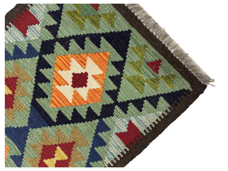 Gorgeous Afghan Maimana kilim Runner 203 x 68 CM