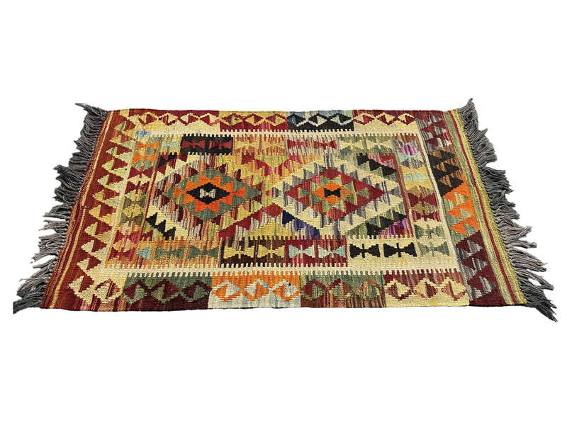 Gorgeous Afghan Choubi Kilim Rug 113 x 68 CM