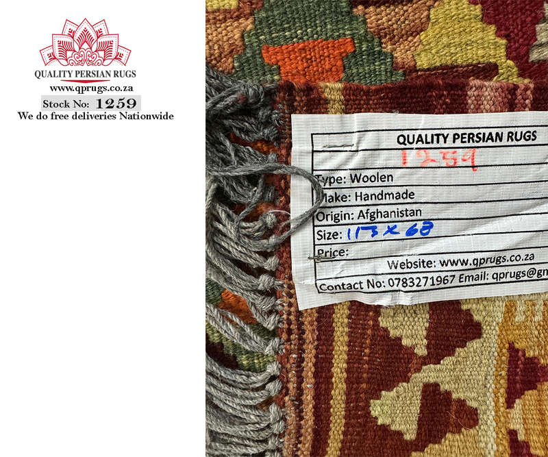 Gorgeous Afghan Choubi Kilim Rug 113 x 68 CM