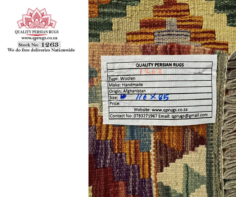 Gorgeous Afghan Choubi Kilim 116 x 85 CM