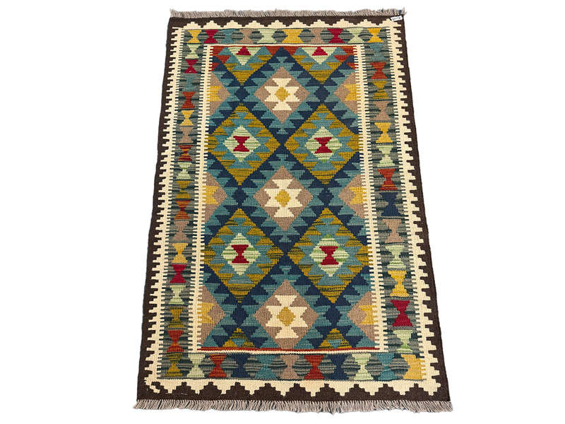 Incredible Afghan Maimana Kilim 147 x 97 CM