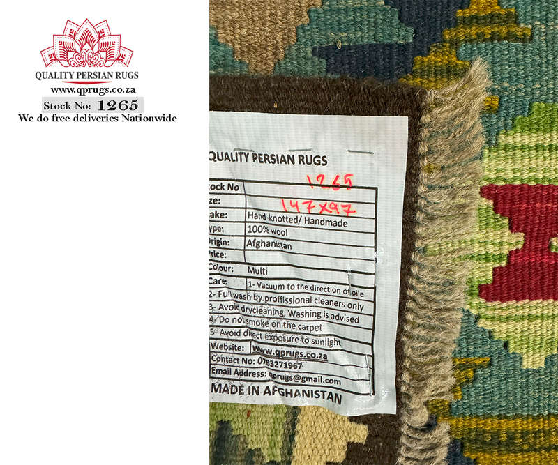 Incredible Afghan Maimana Kilim 147 x 97 CM
