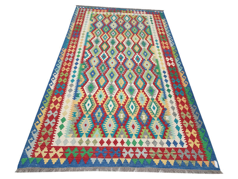 Fine Afghan Choubi kilim Runner 300 X 204 CM