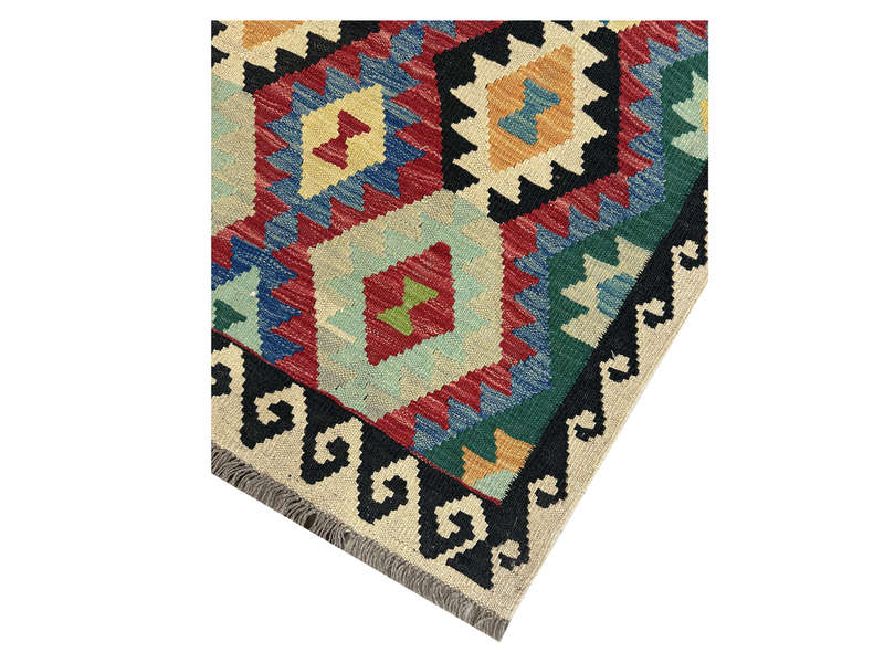 Stunning Afghan Choubi kilim Runner 414 x 88 CM
