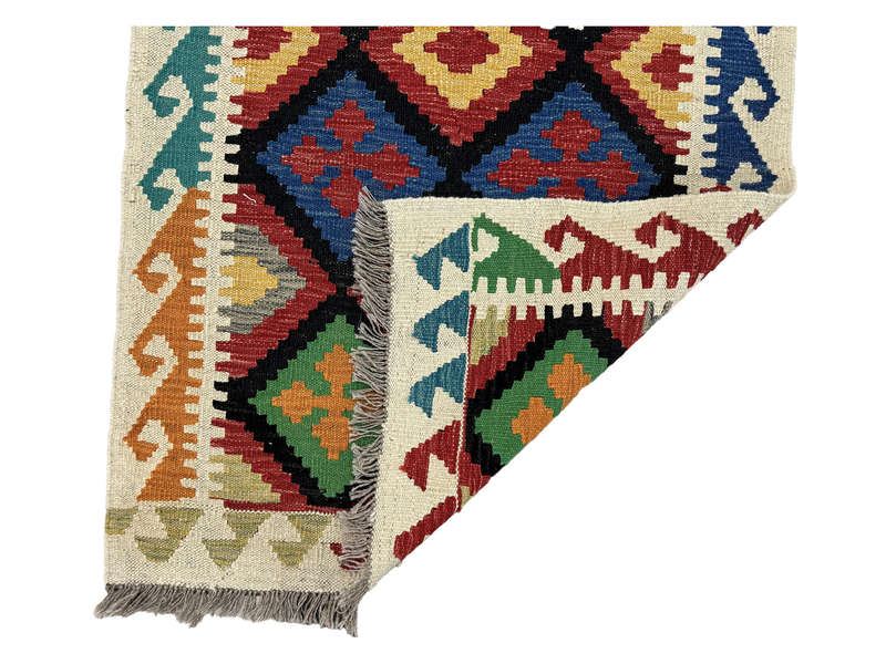 Stunning Afghan Choubi kilim Runner 418 x 84 CM