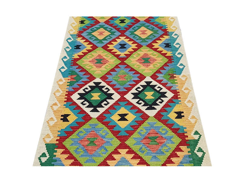 Gorgeous Afghan Choubi kilim Runner 307 x 76 CM