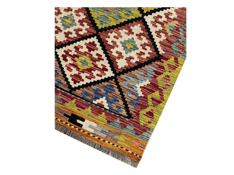 Gorgeous Afghan Choubi kilim Runner 389 x 89 CM