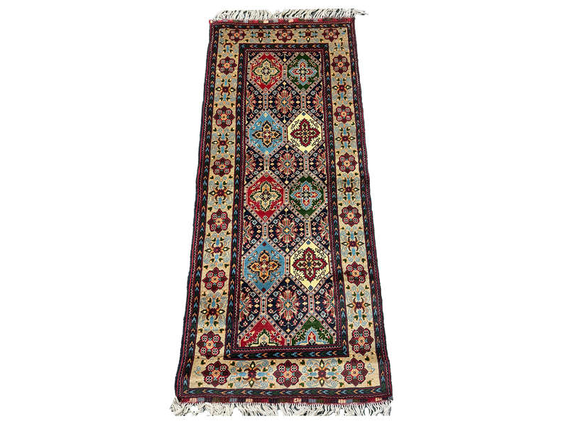 Stunning Afghan Marinoos Carpet 191 X 84 CM
